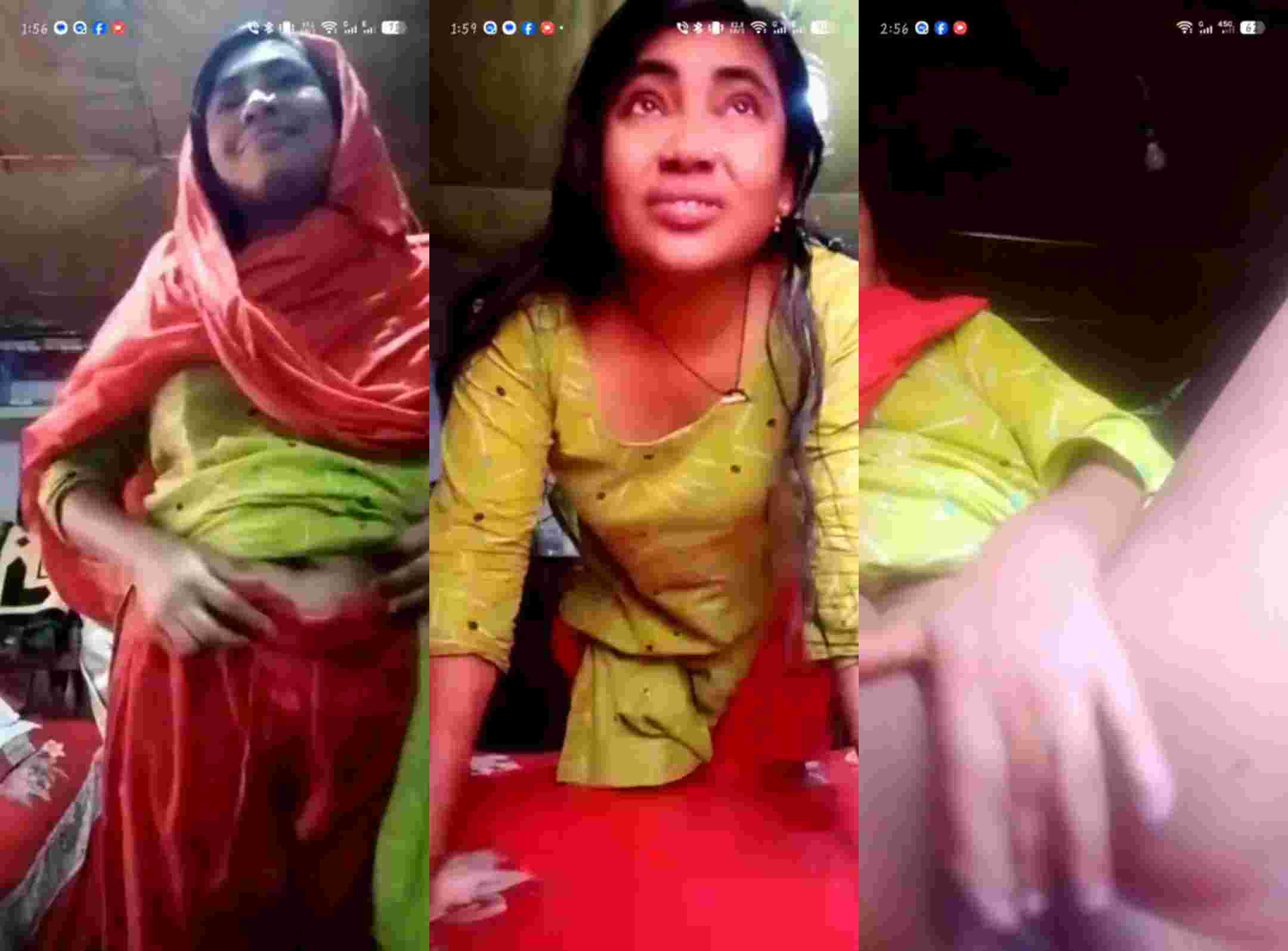 Bangladeshi Village Girl Fingering on Video Call XXX Video