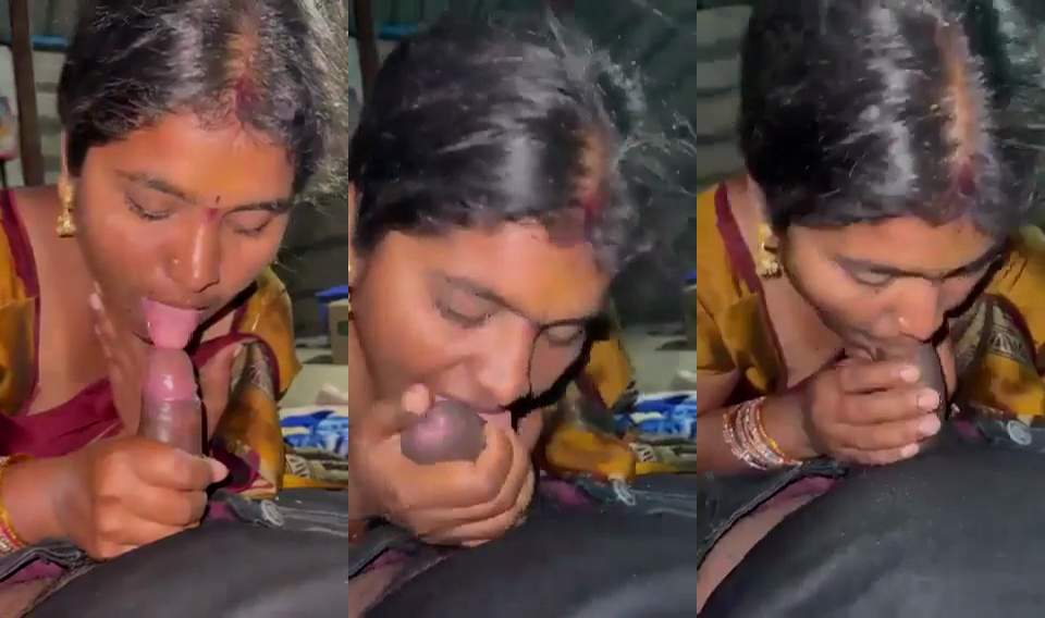 Desi Village Bhabhi Sucking Huge Cock Viral XXX MMS Video