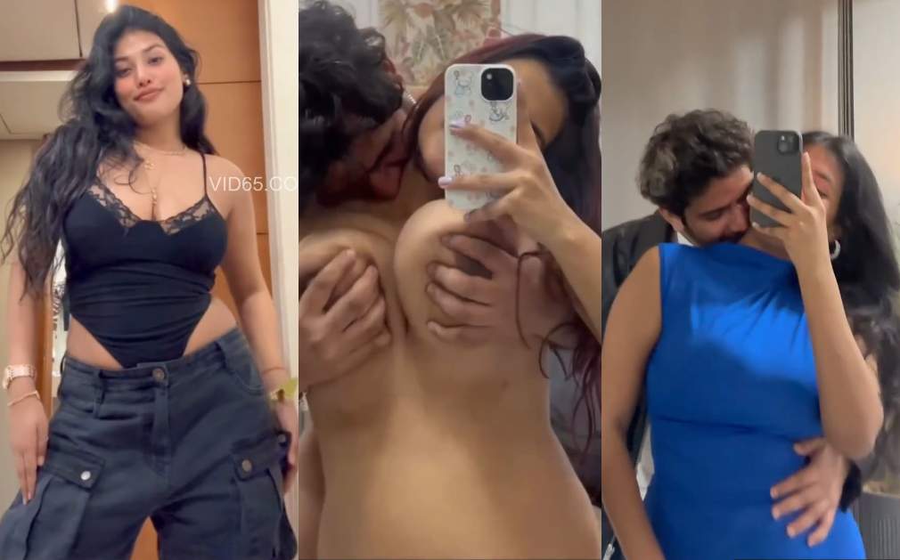 Indian BF Pressing His GF’s Boobs XXX Video