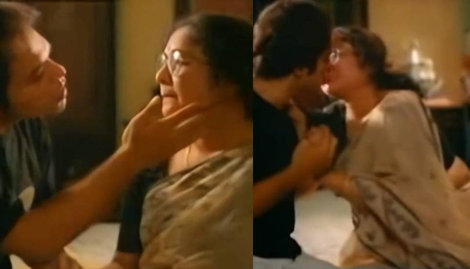Rajatava Dutta Kissing Aunty Scene From Bengali Movie