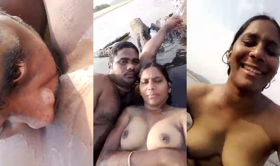 Desi Village Couple Sex in River XXX Video