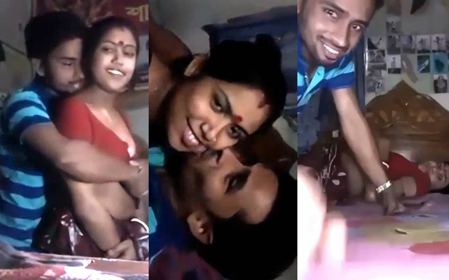 Super Sexy Saree Wali Bhabhi Sex with Village Boy XXX Video
