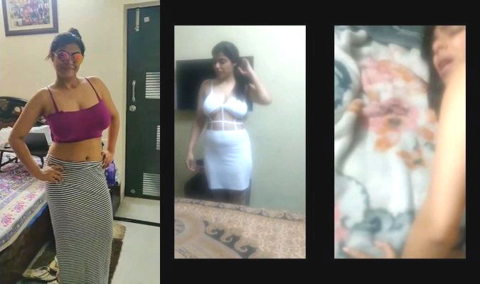 Horny Desi Girl Shows and FUcking