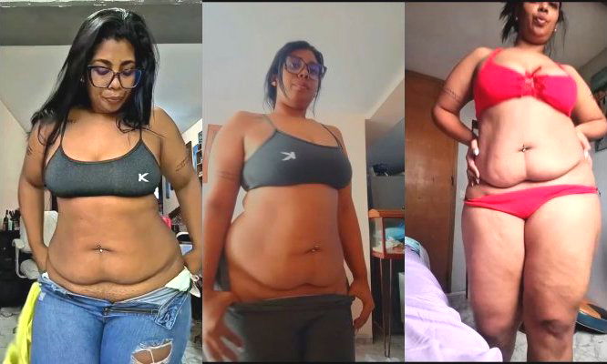 Horny BBW Girl Shows