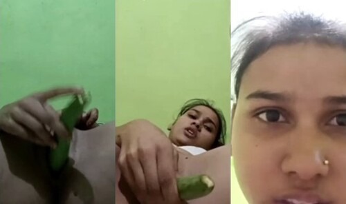 Horny Desi Girl Masturbating and Blowjob Part 1