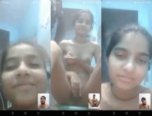 Horny Desi Girl Shows Fingering On VC